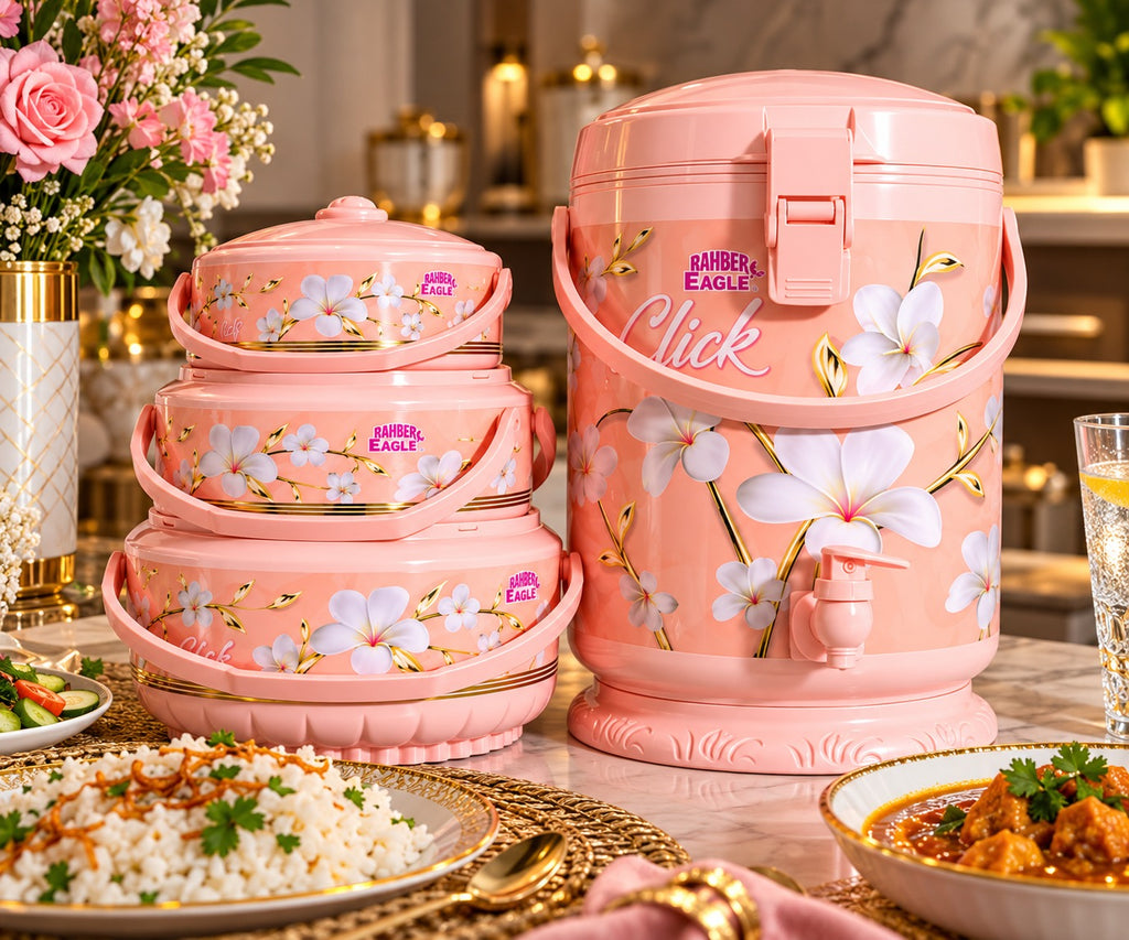 Premium 3-Tier Insulated Food Storage & Serving Container with Tap