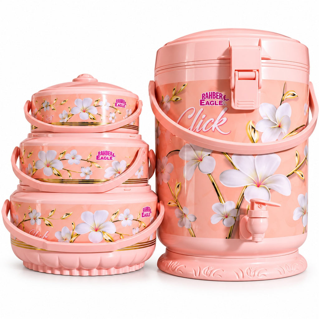 Premium 3-Tier Insulated Food Storage & Serving Container with Tap